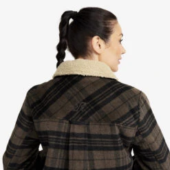 Lumber Jacket Women Mud/Black -Truefit Wear Shop 00367902 2ff8 46cb 84a0 e0faebb42e56