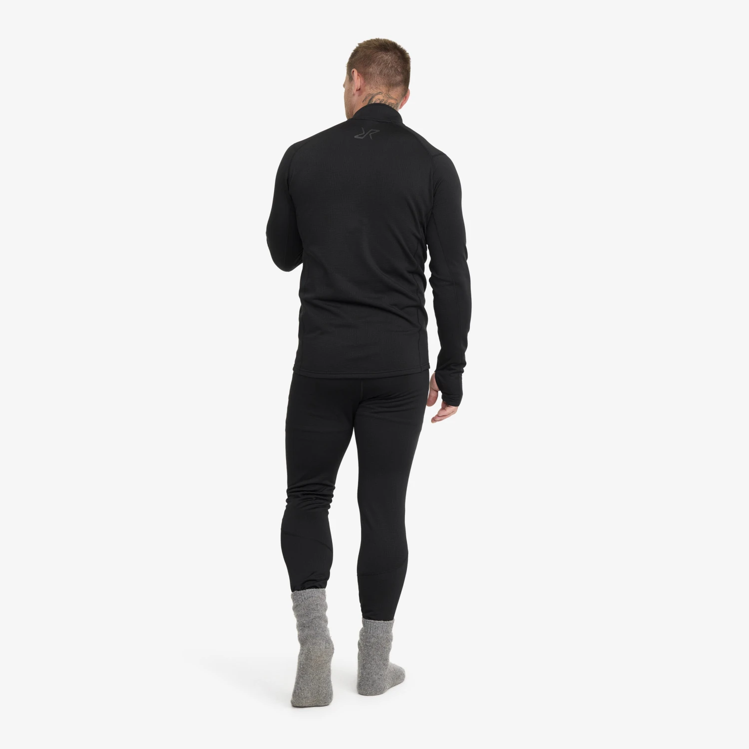 Waffle Baselayer Trousers Men Black 5 Waffle Baselayer Trousers Men Black - Image 3