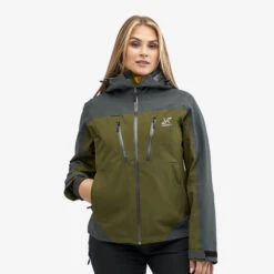 Silence Proshell Jacket Women Dark Olive 2.0