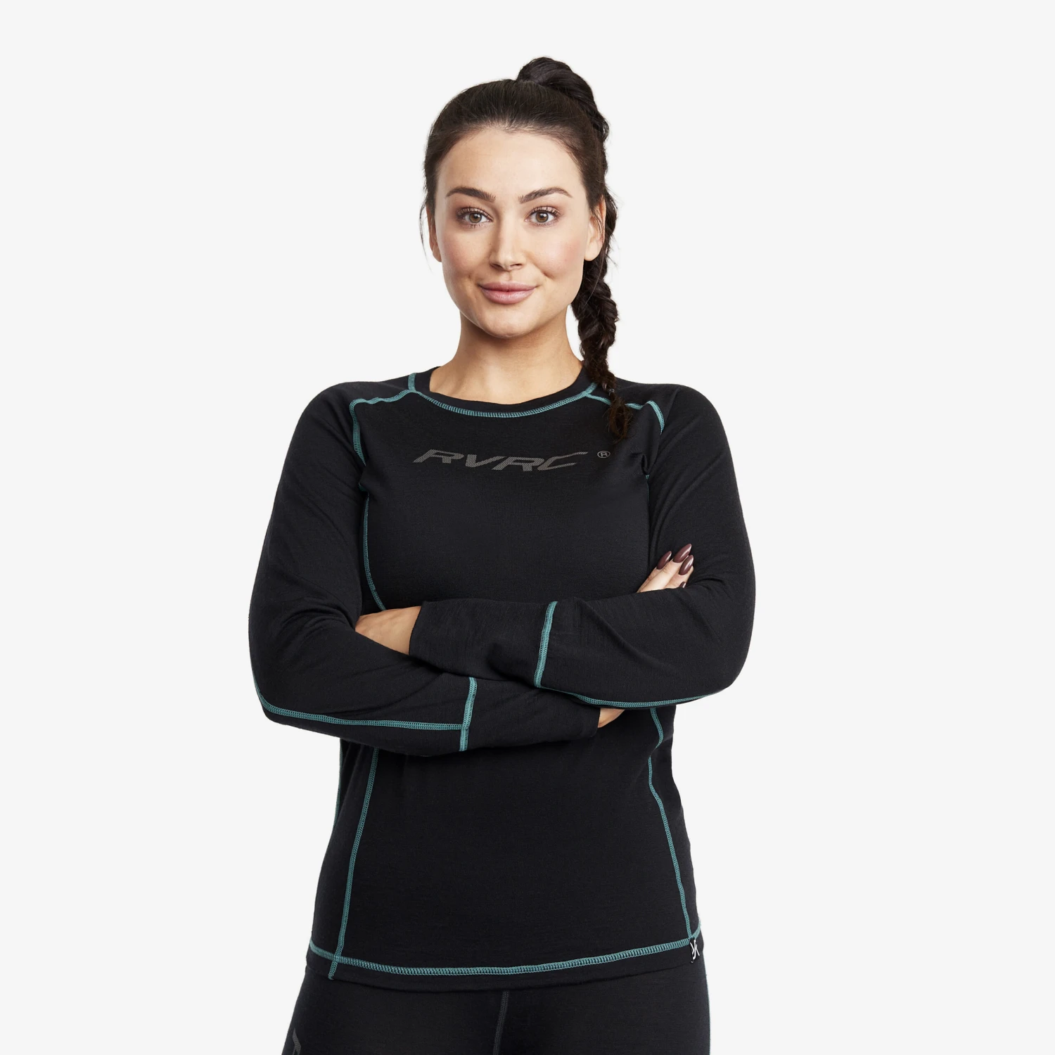 Outright Merino Top Women Black 3 Outright Merino Top Women Black