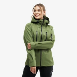 Whisper Jacket Women Bronze Green