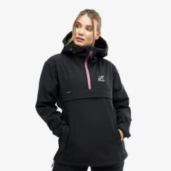 Hiball Anorak Women Black/Pink