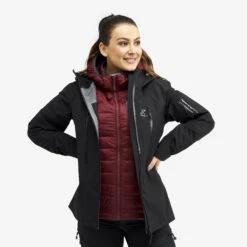 Helium Down Jacket Women Bison Red -Truefit Wear Shop 404bd29e 1c80 4d38 a953 d4ca752308bb