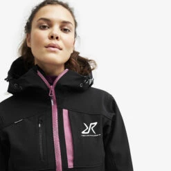 Hiball Jacket Women Jetblack -Truefit Wear Shop 48d58ca1 07cb 4eb6 9053 b198fae9e124