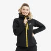 Hiball Jacket Women Black/Yellow -Truefit Wear Shop 5197bc1a e24b 4586 8fac 2a6998df4e2f