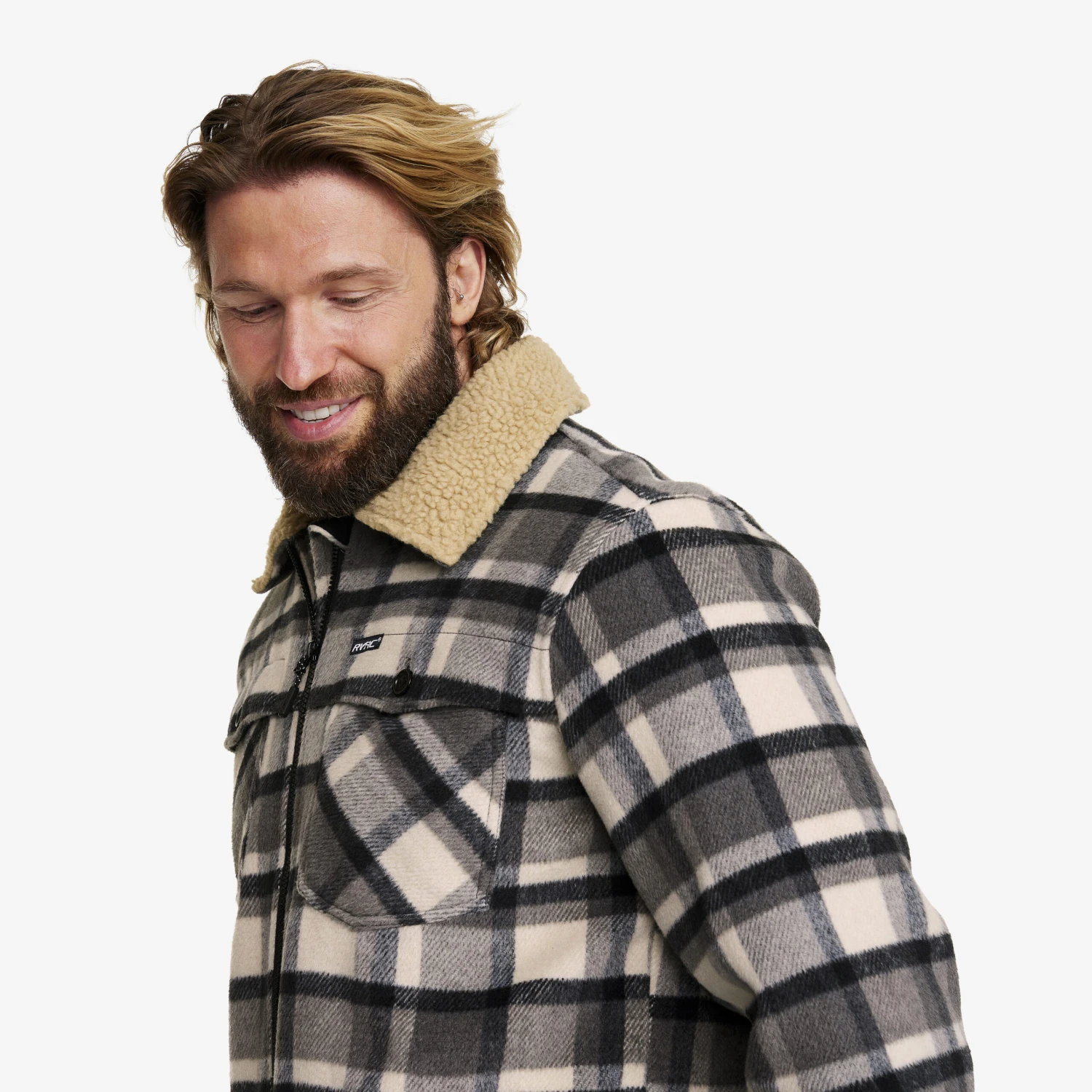 Lumber Jacket Men Tofu/Anthracite 6 Lumber Jacket Men Tofu/Anthracite - Image 4