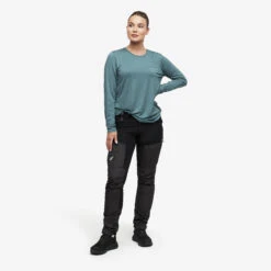 Vagabond Long Sleeve Tee Women Ocean Teal -Truefit Wear Shop 55877d1c 9c1a 41e3 b346 63b73c1e0f59