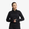 Waffle 1/2 Zip Baselayer Top Women Black -Truefit Wear Shop 5588fc91 b5cf 45b4 b43b 917ff5f22f9b