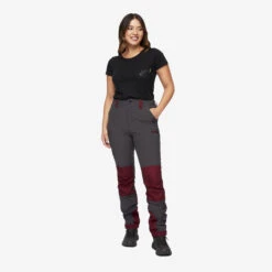 Nordwand Highwaist Stretch Trousers Women Burgundy -Truefit Wear Shop 57834106 925d 42d0 b7c2 6b665c77b7d2