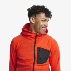 Illusion Hoodie Men Mandarin Red -Truefit Wear Shop 6f15cfb5 aee0 4b75 a53c 550cc9329004