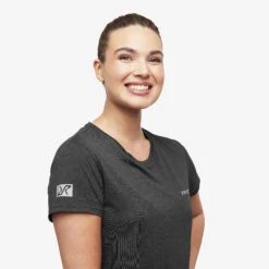 Vagabond Tee Women Black Melange -Truefit Wear Shop 7507fb6c 9b37 4781 ba55 c3e56556154c