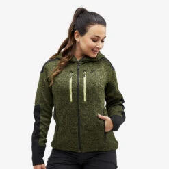 Tornado Hoodie Women Olive Green