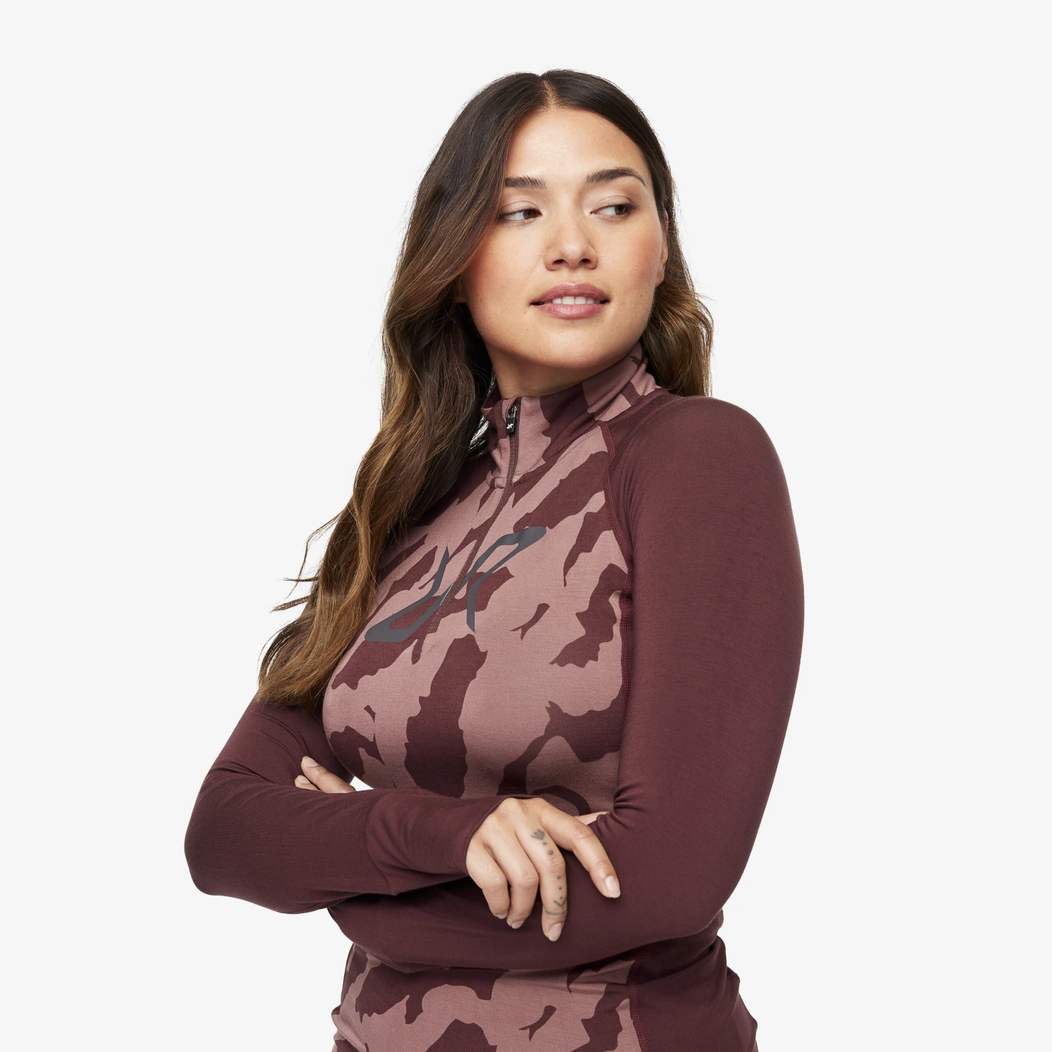 Bambooskin Base Layer Set Women Dark Vintage Rose 5 Bambooskin Base Layer Set Women Dark Vintage Rose - Image 3