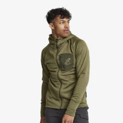 Illusion Hoodie Men Burnt Olive
