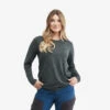 Vagabond Long Sleeve Tee Women Anthracite Melange -Truefit Wear Shop a08d51ee 7053 43d4 9527 b2c887b2b93d