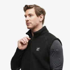 Sherpa Vest Men Caviar -Truefit Wear Shop a0c109b1 1cca 41bb ab80 9f14ee5cd642