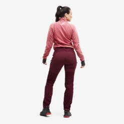 Nordwand Pro Trousers Women Burgundy/Earth Red -Truefit Wear Shop a2903015 4a4a 4920 86c3 7886d5849571