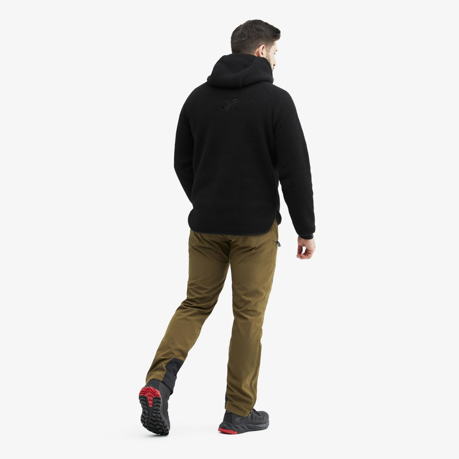 Sherpa Hoodie Men Caviar 4 Sherpa Hoodie Men Caviar - Image 2