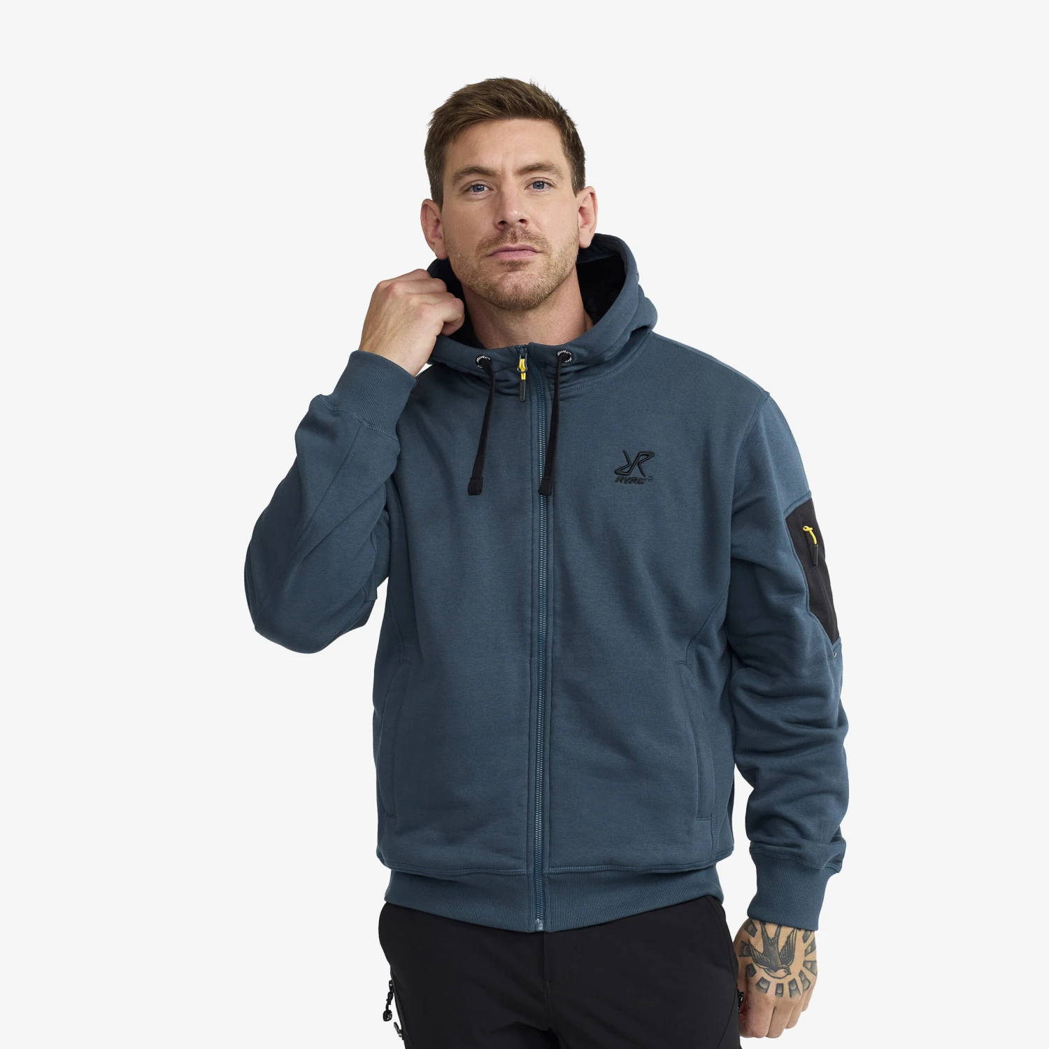 Pile Lined Hoodie Men Moonlit Ocean 3 Pile Lined Hoodie Men Moonlit Ocean