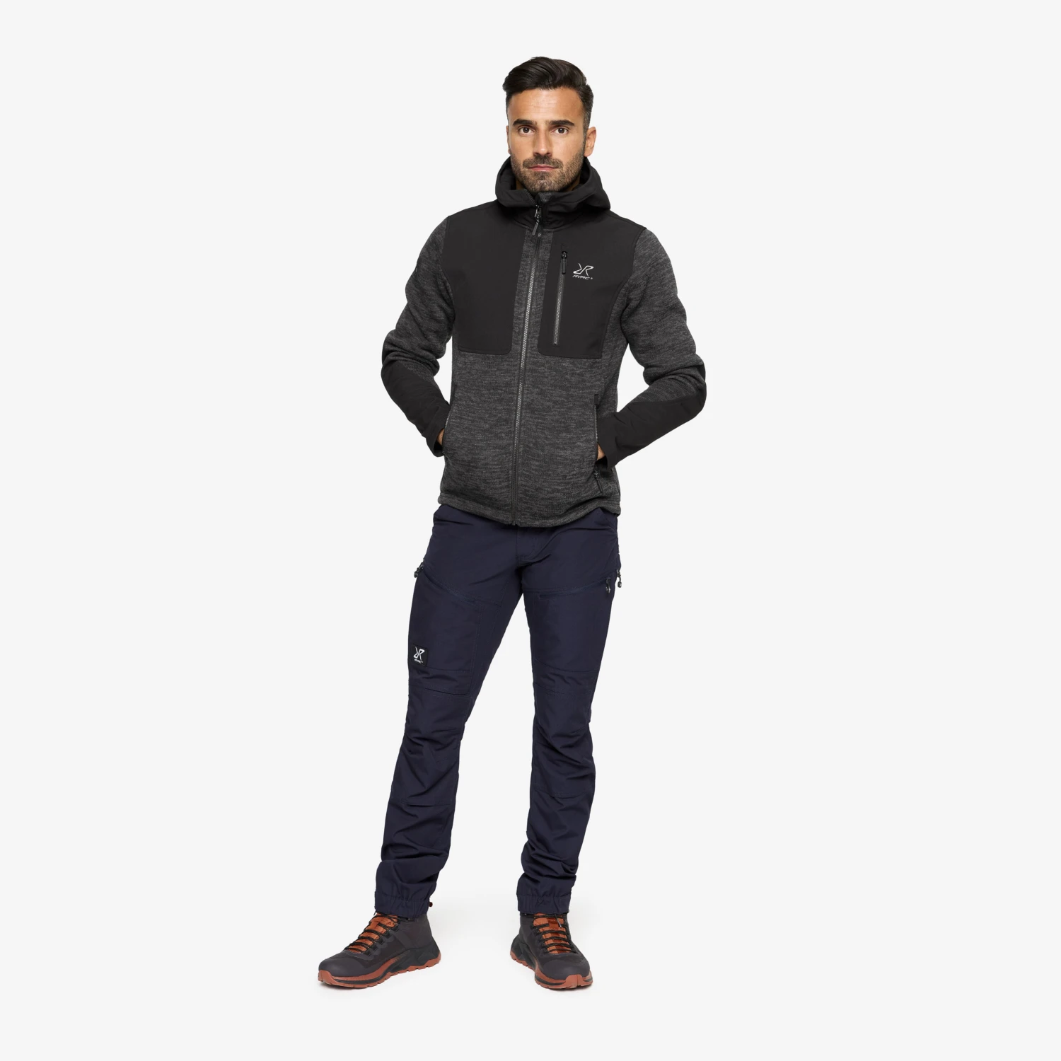 Wander Pro Wool Hoodie Men Anthracite 4 Wander Pro Wool Hoodie Men Anthracite - Image 2