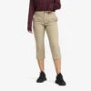 Loyal 3/4 Stretch Trousers Women Khaki -Truefit Wear Shop dac2b31f 1402 4369 94dc 4011e0238e47