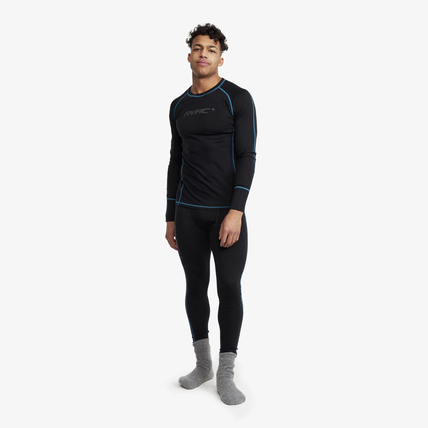 Outright Merino Top Men Black 4 Outright Merino Top Men Black - Image 2
