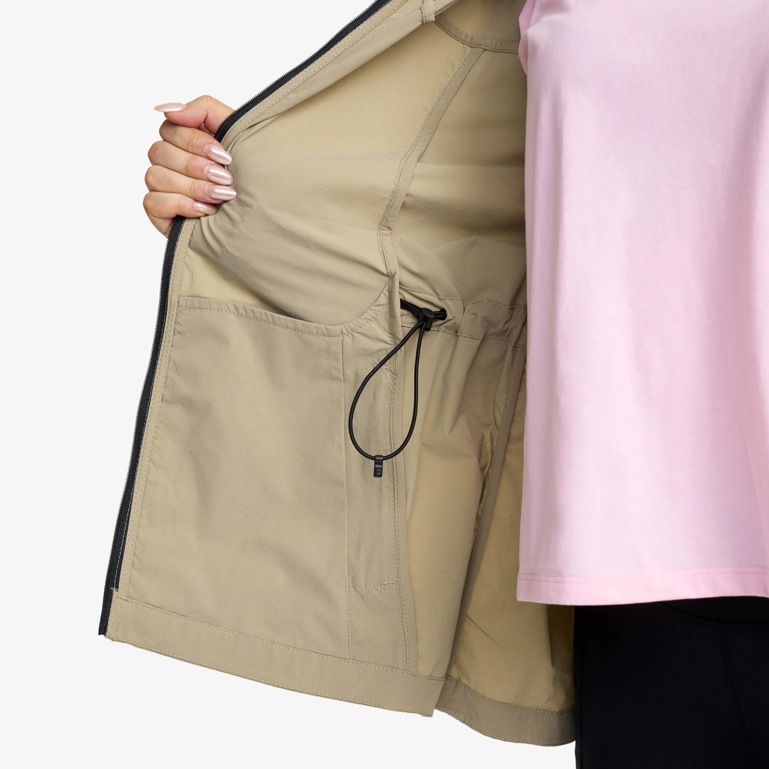 Aspect Wind Jacket Women Khaki 9 Aspect Wind Jacket Women Khaki - Image 7