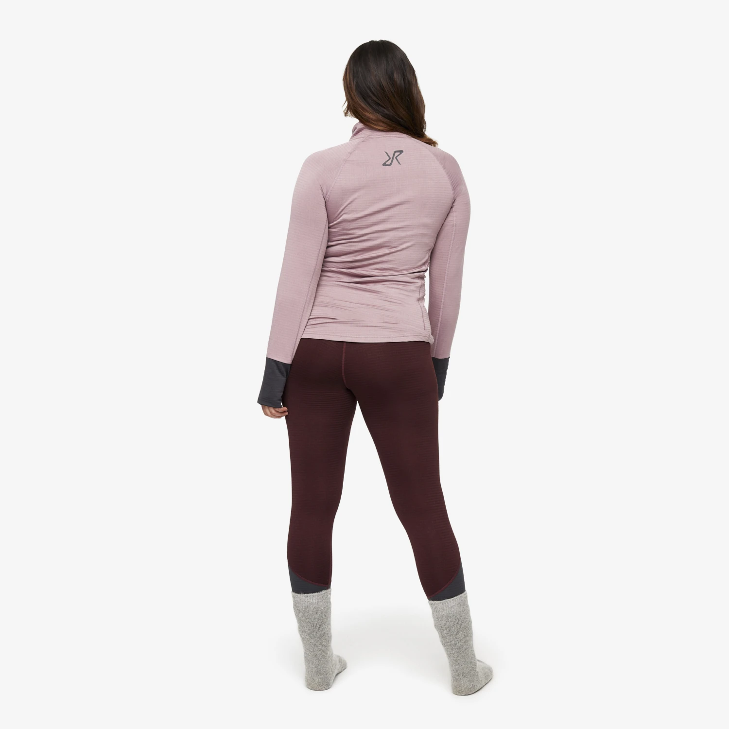 Hiball Waffle Base Layer Set Women Dusty Mauve 4 Hiball Waffle Base Layer Set Women Dusty Mauve - Image 2