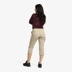 Loyal 3/4 Stretch Trousers Women Khaki -Truefit Wear Shop f24fcbcf 8c24 4cb1 8363 e3cbb2751926